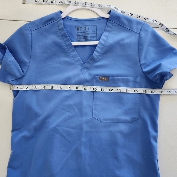 Figs Technical Collection Scrub Top Blue XS - Picture 5 of 9